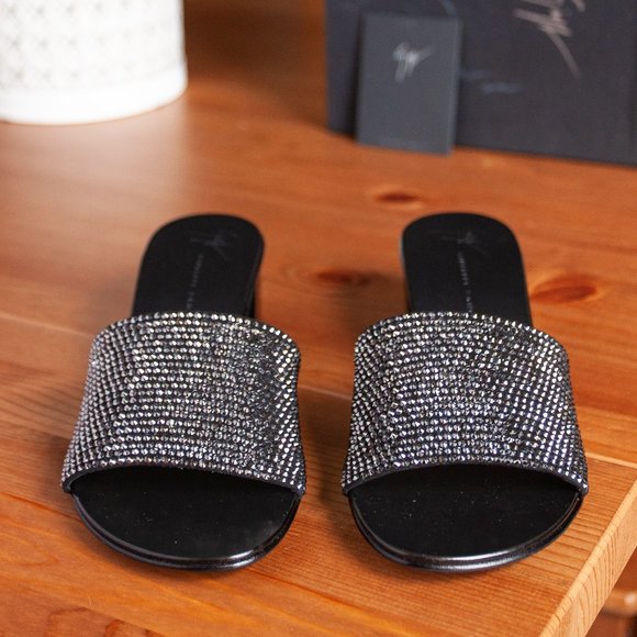 Giuseppe Zanotti Crystal Embellished Mules - Picture 8 of 10